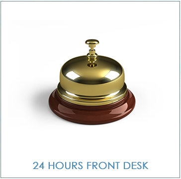 24 hours front desk